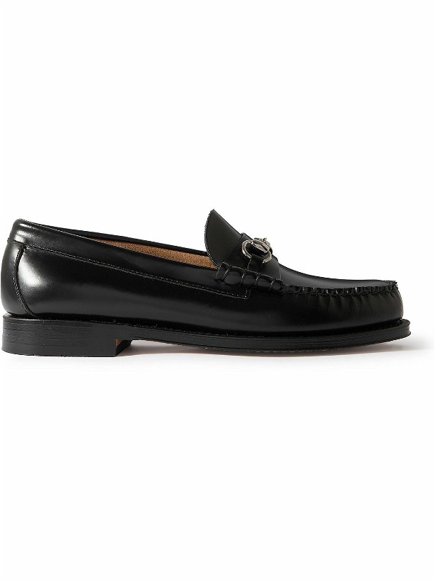 Photo: G.H. Bass & Co. - Weejuns Heritage Lincoln Horsebit Leather Penny Loafers - Black
