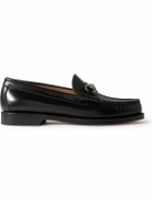 G.H. Bass & Co. - Weejuns Heritage Lincoln Horsebit Leather Penny Loafers - Black