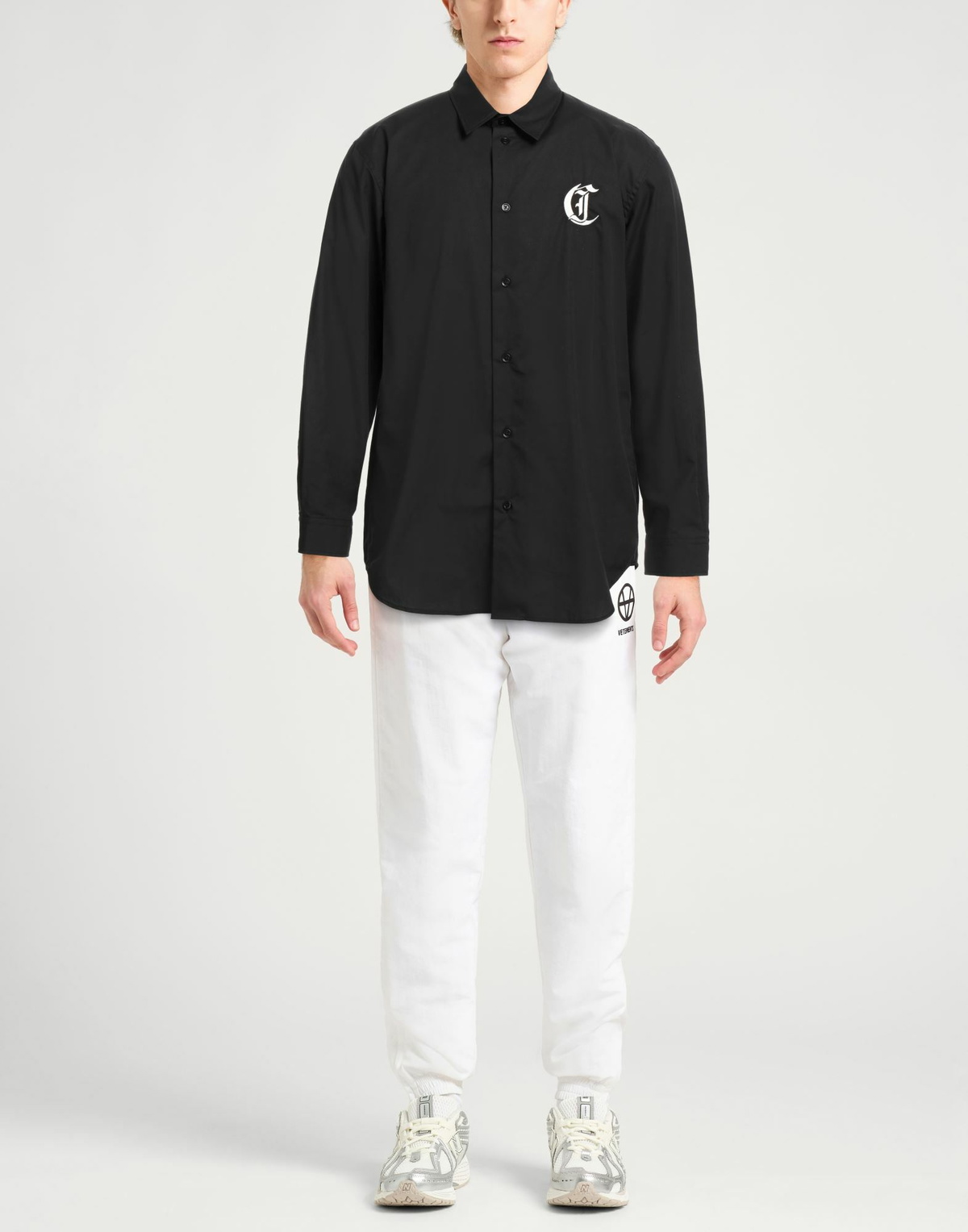 Just Cavalli Mens Shirt in Black
