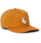 Mollusk - Duality Embroidered Cotton-Twill Baseball Cap - Orange