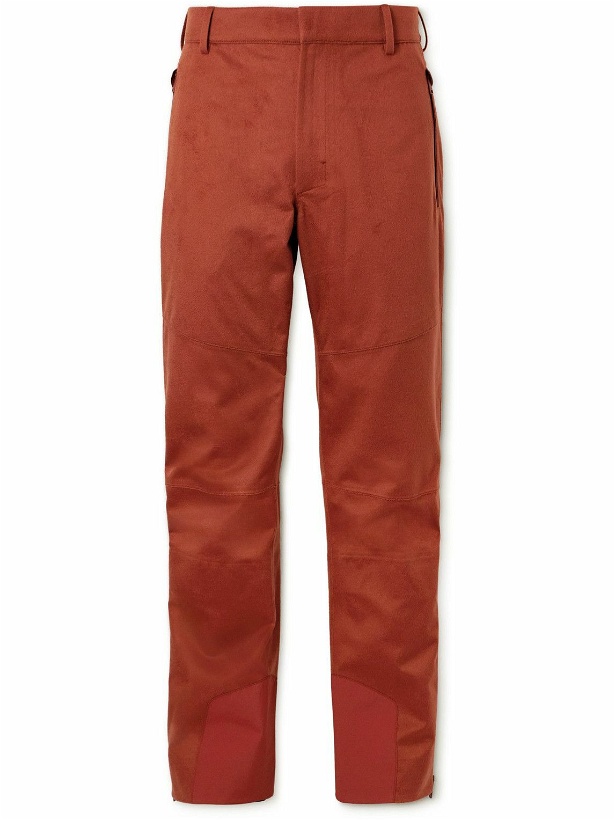 Photo: Zegna - Straight-Leg Padded Cashmere Ski Trousers - Red