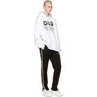 Dolce and Gabbana Black Zipper Crown Lounge Pants