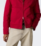 Ami Paris Ami de Coeur corduroy-trimmed denim jacket