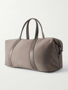 Loro Piana - Leather-Trimmed Shell Weekend Bag