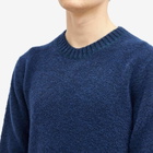 Country Of Origin Men's Picadilly Tipped Knit Jumper in Peekablue