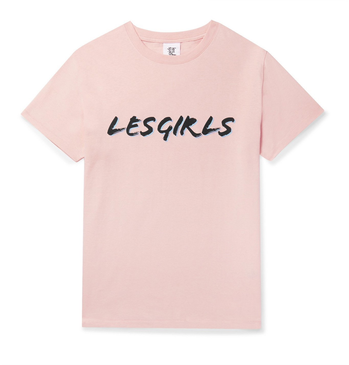 Les Girls Les Boys - Logo-Print Cotton-Jersey T-Shirt - Pink