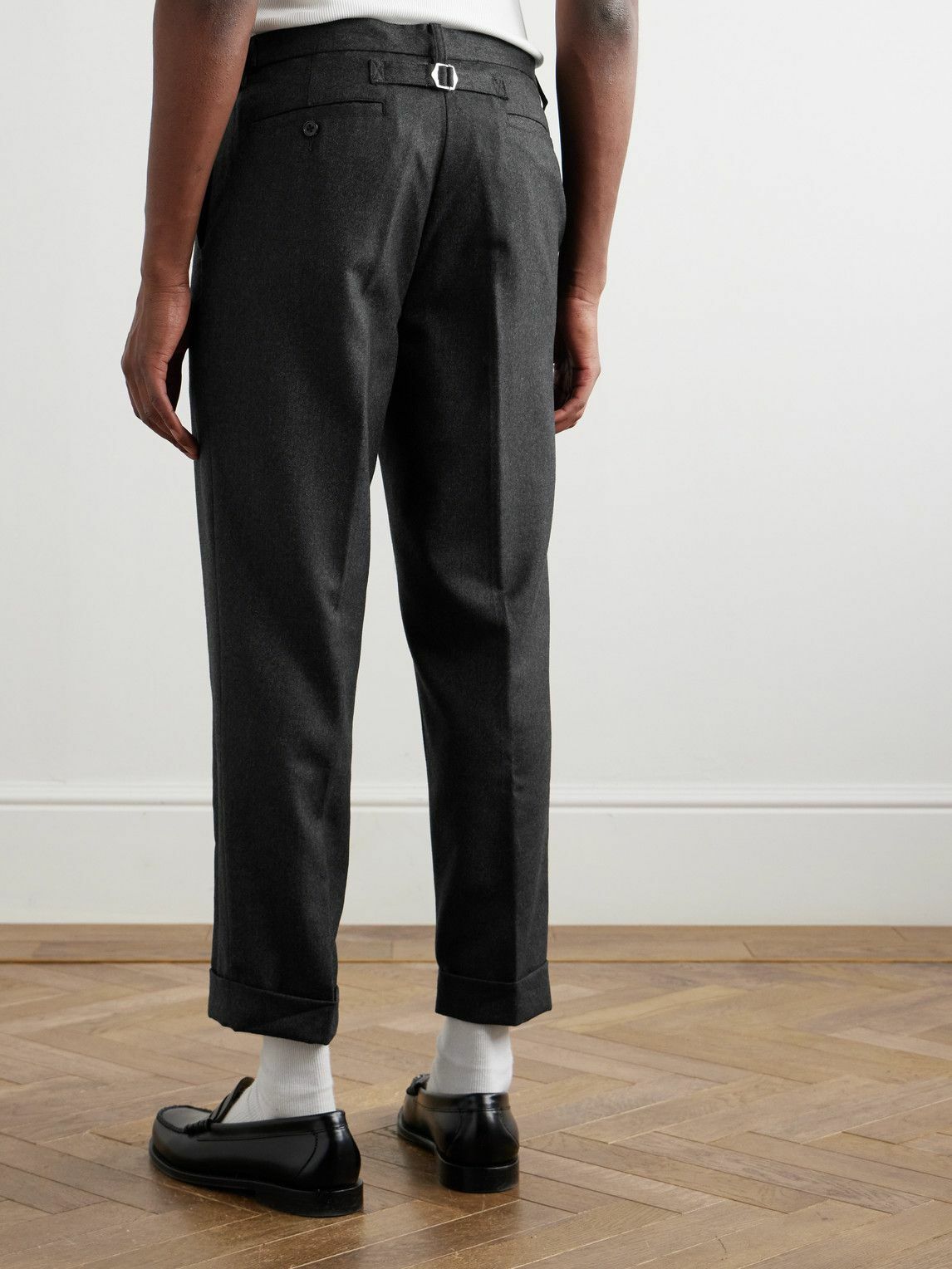 Beams Plus - Ivy Cropped Tapered Brushed Wool-Blend Twill Suit