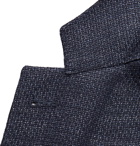 Canali - Blue Kei Slim-Fit Stretch-Wool and Linen Blend Blazer - Men - Blue