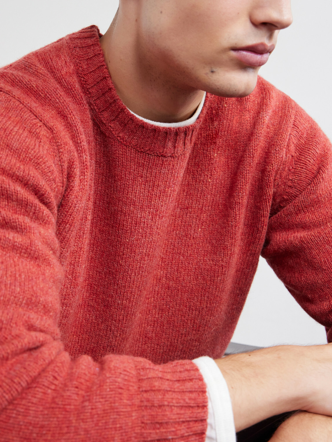 Caruso - Wool Sweater - Red