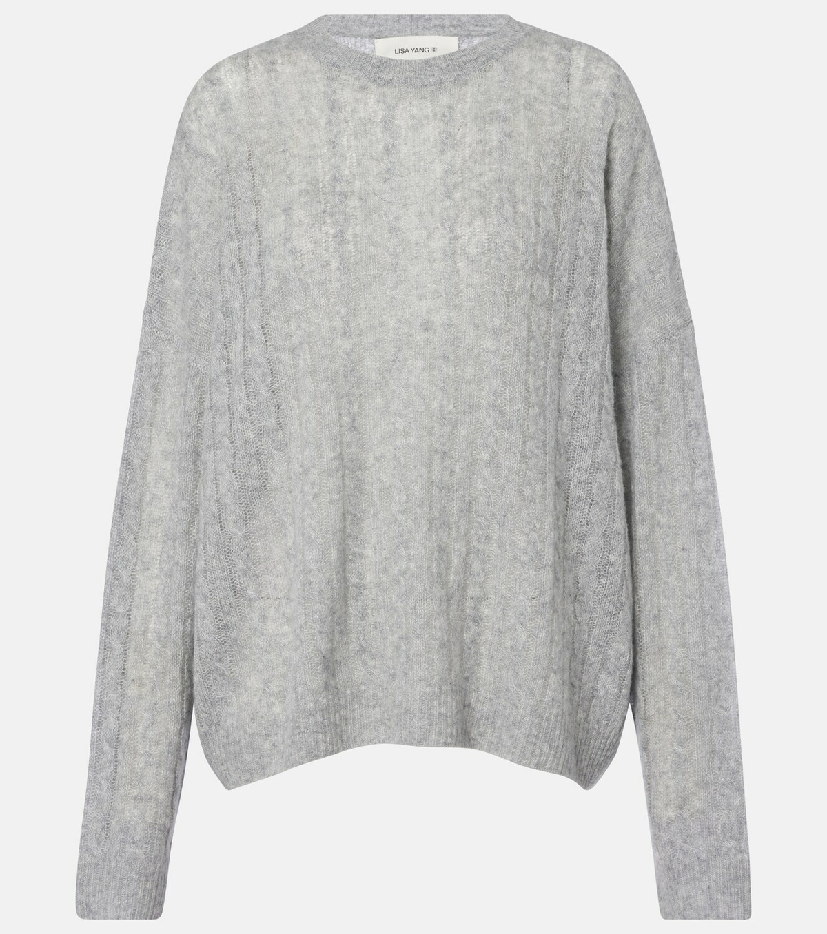 Lisa Yang Amabel cable-knit cashmere and silk sweater