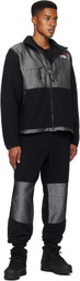 The North Face Black & Gray Retro Denali Sweatpants