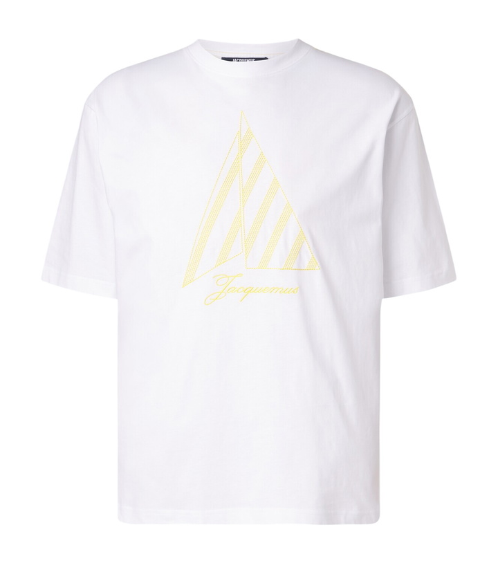 Photo: Jacquemus Voilier embroidered cotton jersey T-shirt