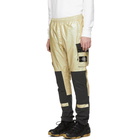 Stone Island Gold Iridescent Cargo Pants