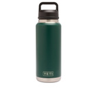 YETI 36oz Rambler Bottle in Black Forest Green 