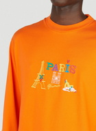 Carne Bollente - Kisses from Paris T-Shirt in Orange