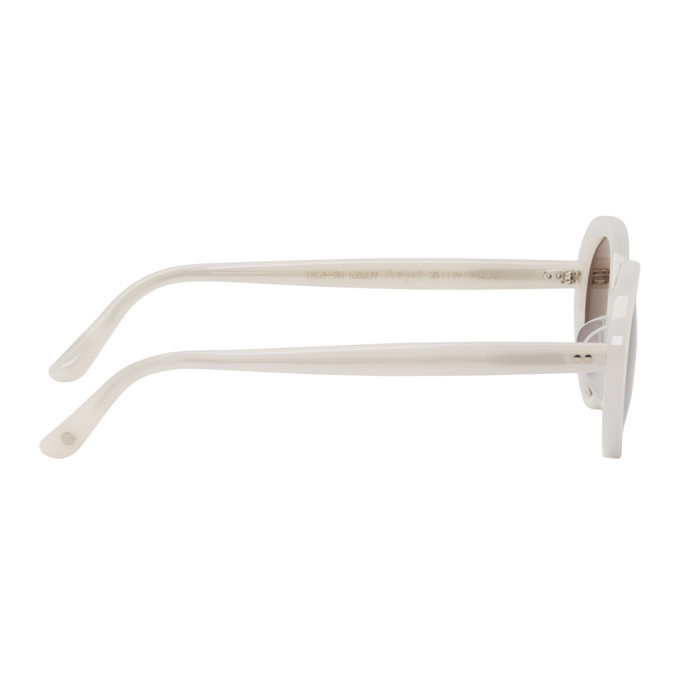 The Row White Parquet Sunglasses