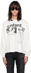 Enfants Riches Déprimés White 'Window Into Something Else' Long Sleeve T-Shirt