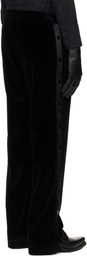 Ernest W. Baker Black Warm-Up Trousers