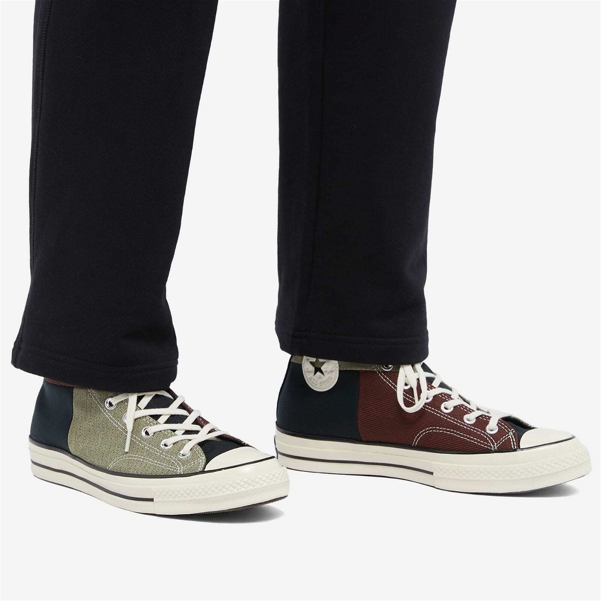 Converse Men's Chuck 70 Crafted Patchwork Sneakers in Black/Trolled ...