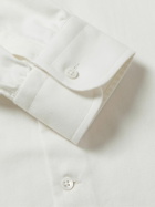 Anderson & Sheppard - Cashmere and Cotton-Blend Twill Shirt - White