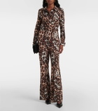 Diane von Furstenberg Michele leopard-print jumpsuit
