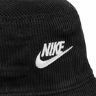 Nike Men's Corduroy Bucket Hat in Black/White