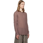 Rick Owens Purple Tower Basic LS T-shirt