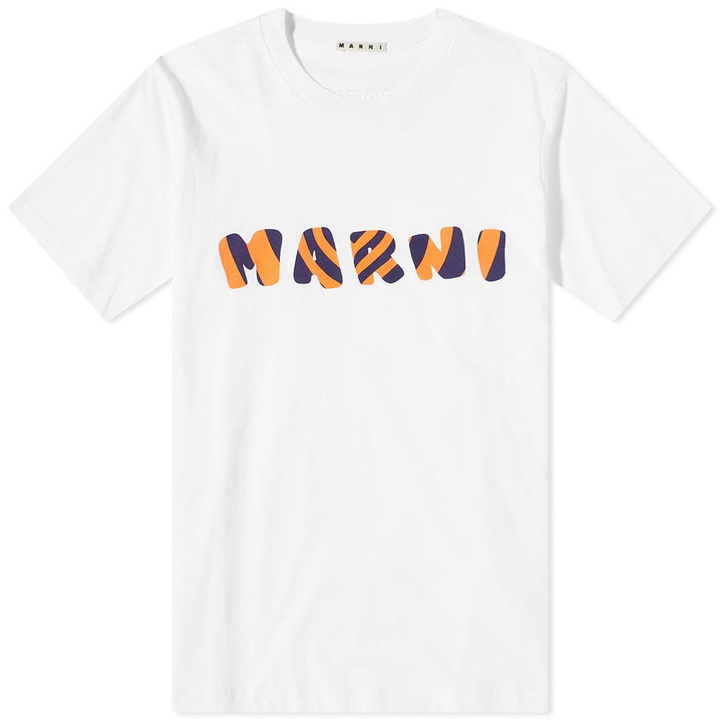 Photo: Marni Embroidered Spiral Logo Tee