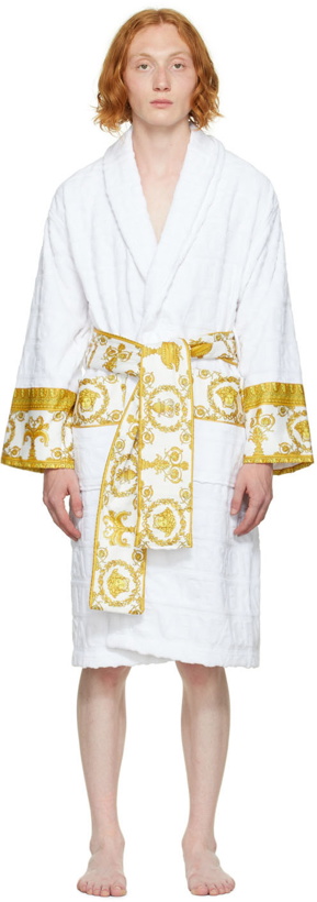 Photo: Versace White 'I Heart Baroque' Robe