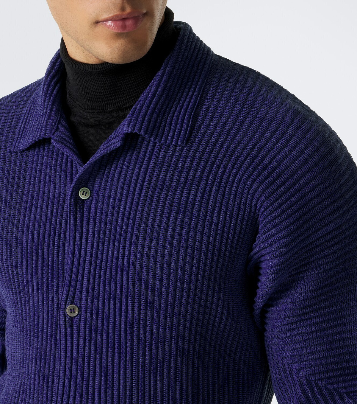 Homme Plissé Issey Miyake Rustic Mesh pleated shirt