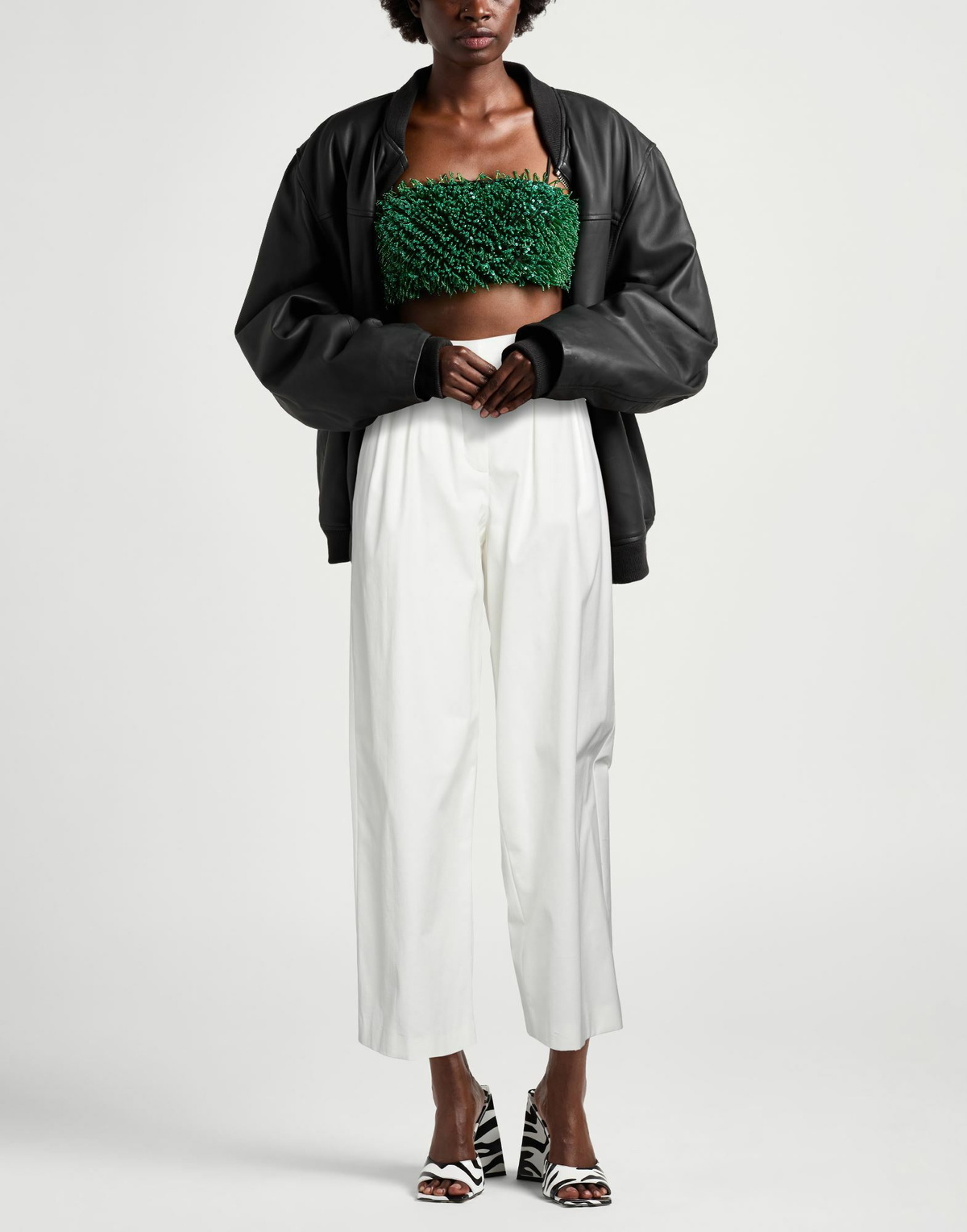 Maje Womens Pants in White