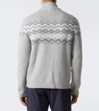 Bogner Ludi Fair Isle cashmere half-zip sweater