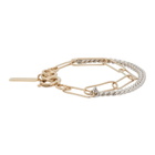Justine Clenquet Silver and Gold Pixie Bracelet