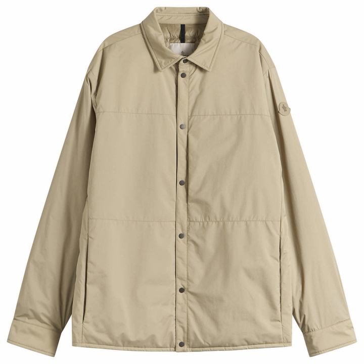 Photo: Moncler Men's Revoline Shirt Jacket in Beige