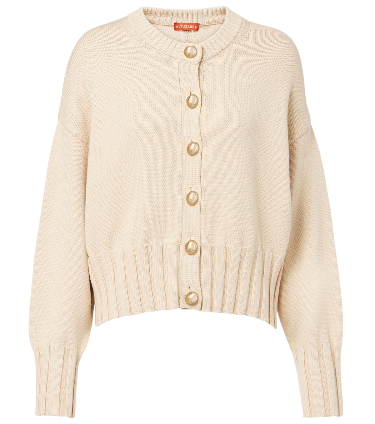 Altuzarra Cotton and silk-blend cardigan Altuzarra