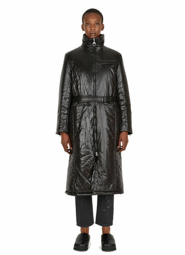 Photo: Belted Shell Coat in Black