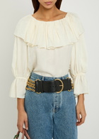Chloe Chloé Camera Chain Leather Belt Black