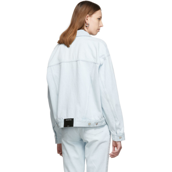 美品★Alexander Wang★Game Jacket Alexander Wang Game Logo Jacket Denim (W) | ของแท้