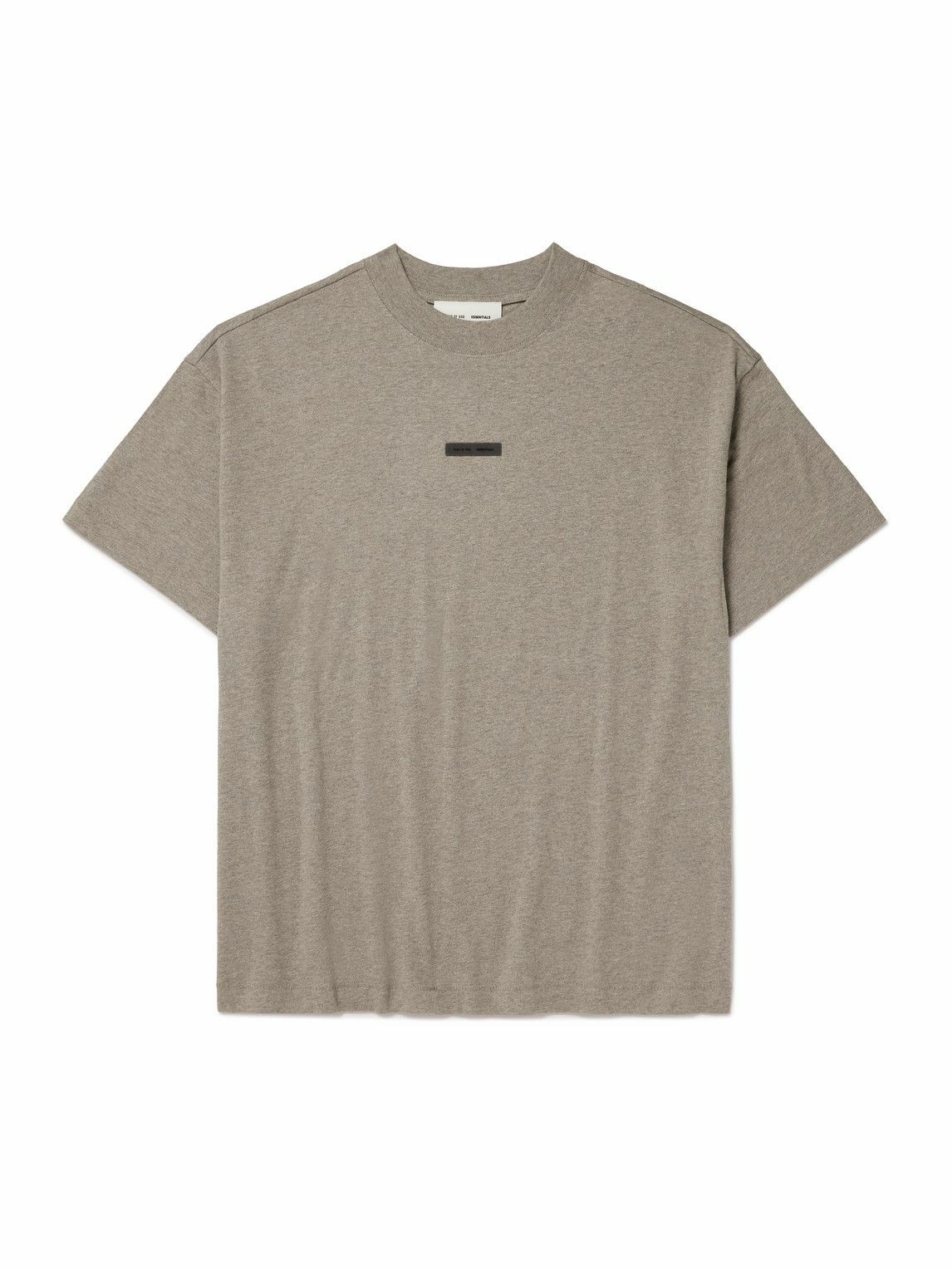 【FEAR OF GOD ESSENTIALS】 ヘビージャージー モックTシャツ FOG ESSENTIALS tシャツ (CM)「ESSENTIALS FEAR OF GOD」ワン