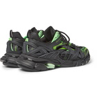 Balenciaga - Track 2 Nylon, Mesh and Rubber Sneakers - Black