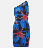 Louisa Ballou - Plunge one-shoulder minidress