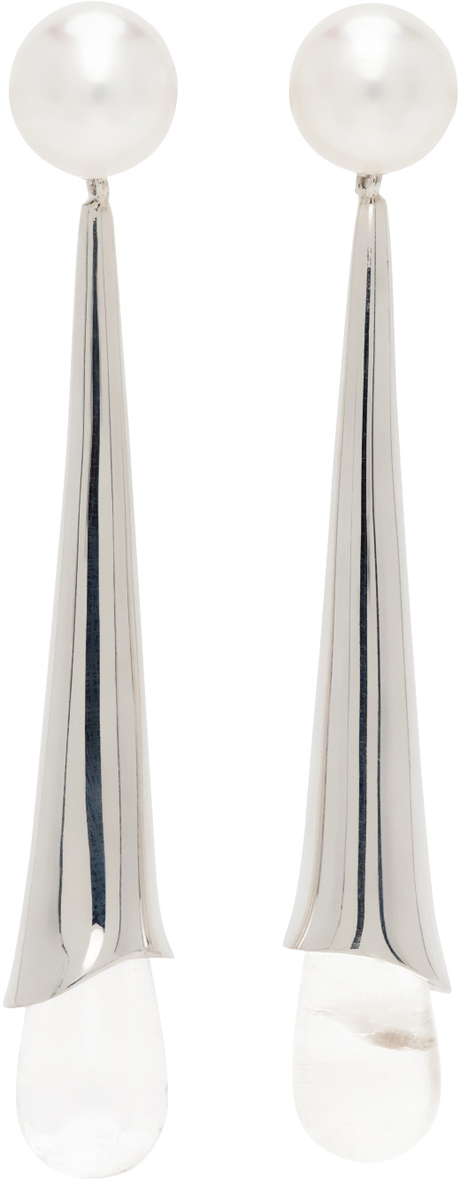 Sophie Buhai Silver Quartz Lou Lou Earrings Sophie Buhai