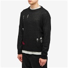 Andersson Bell Men's ADSB Mohair Crew Knit in Black