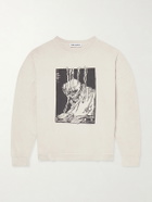 Our Legacy - Slack Printed Cotton-Blend Jersey Sweatshirt - Neutrals