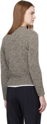 &Daughter Gray Arden Donegal Sweater