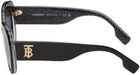 Burberry Black Round Sunglasses