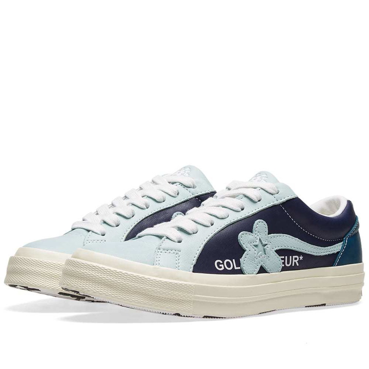 Photo: Golf Le Fleur x Converse One Star Ox Barely Blue, Patriot & Egret