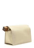 Jacquemus La Pochette Rond Carre Canvas Clutch - Beige - One Size