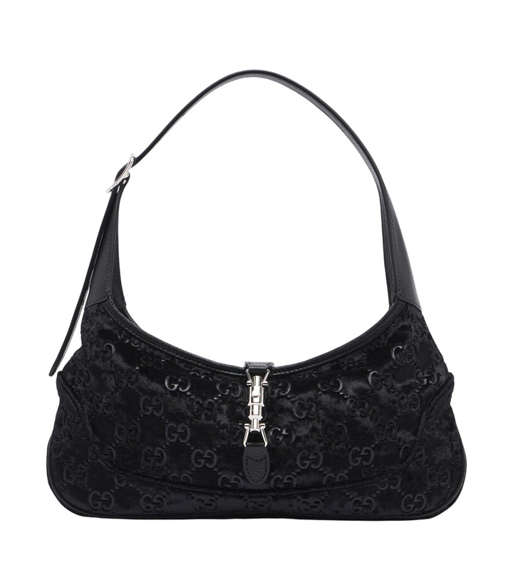 Photo: Gucci Gucci Jackie 1961 Small velvet shoulder bag