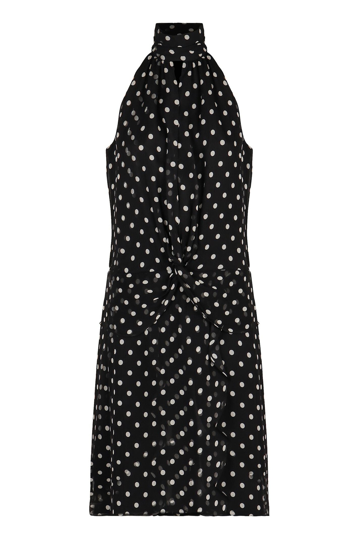 chinese dress ladies Nina Ricci 1980's Polka Dot Taffeta Strapless Dress – The Kit Vintage main image 1